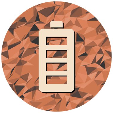 pil simgesi, vektör illüstrasyonu