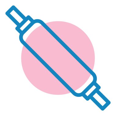 rulo pin web simgesi basit illüstrasyon