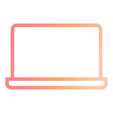 Oyun bilgisayarı. Web simgesi basit illüstrasyon 