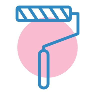 boya silindiri vektör illüstrasyonu