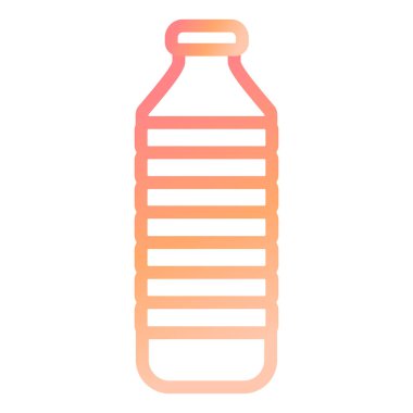 Basit bir web simgesi. Şişenin vektör illüstrasyonu