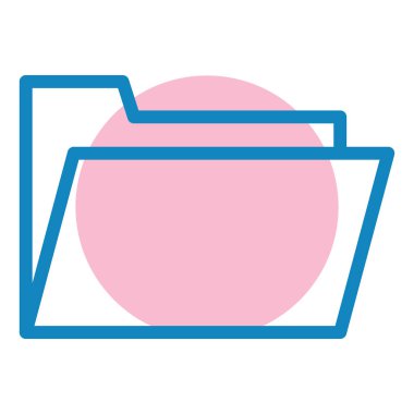 Dosya. Web simgesi basit illüstrasyon