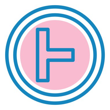 Sol ok simge vektör çizim