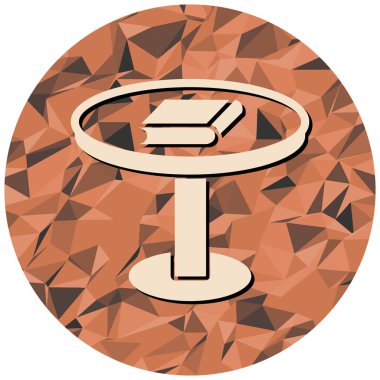 tablo simgesi, vektör illüstrasyonu basit tasarım