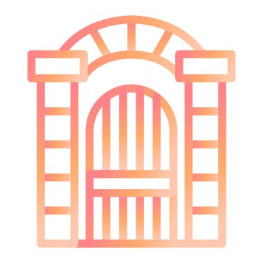 Bina. Web simgesi basit tasarım