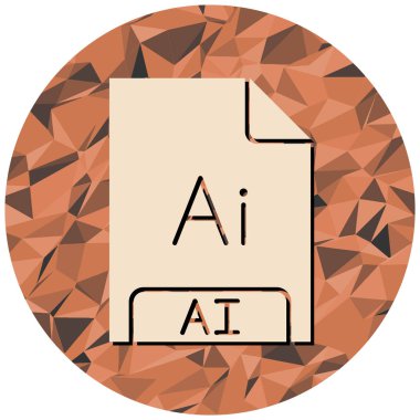 dosya biçimi simgesi, vektör illüstrasyonu