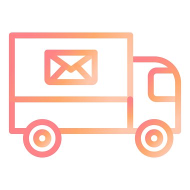 Sevkiyat. Web simgesi basit illüstrasyon 