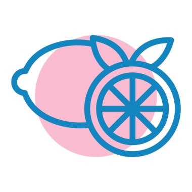 limon vektörü renk simgesi