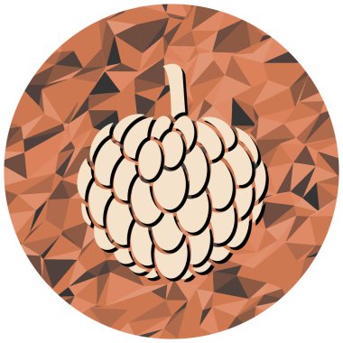 ahududu simgesi, vektör illüstrasyonu basit tasarım