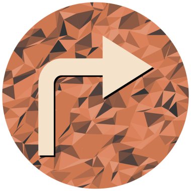 ok simgesi vektör illüstrasyonu