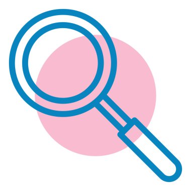 Ara. Web simgesi basit illüstrasyon