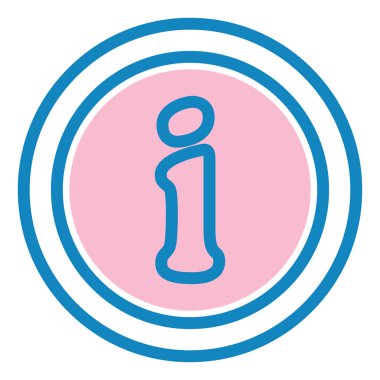 bilgi simgesi, vektör illüstrasyonu