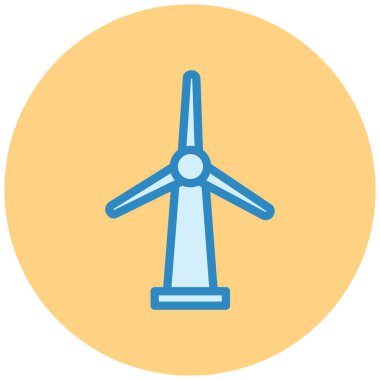 Yel değirmeni Web simgesi basit tasarım