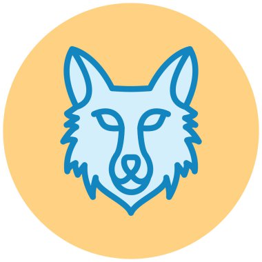 Kurt. Web simgesi basit illüstrasyon