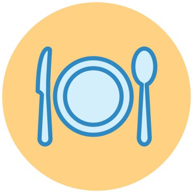 Tabak. Web simgesi basit tasarım