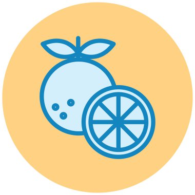 lemon. Web simgesi basit illüstrasyon