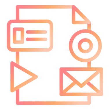 İleti vektör illüstrasyon tasarımı içeren zarf