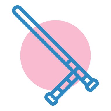 Beyzbol sopası. Basit tasarım