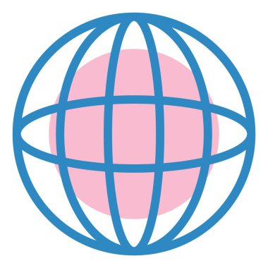 küresel ağ. Basit tasarım