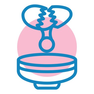 Bebeğim. Web simgesi basit illüstrasyon