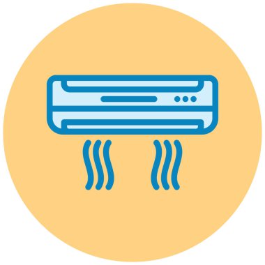 Klima düz vektör simgesi