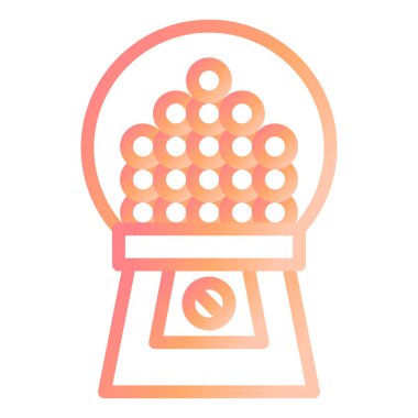 Bir pasta simgesinin vektör illüstrasyonu