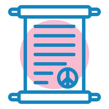 Belge. Web simgesi basit tasarım