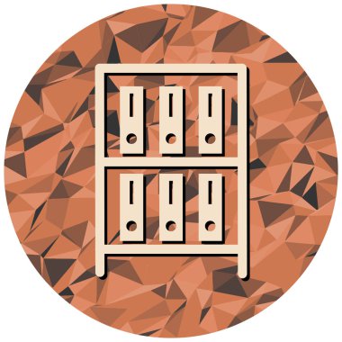 Tahta kutu ikonu. vektör illüstrasyonu