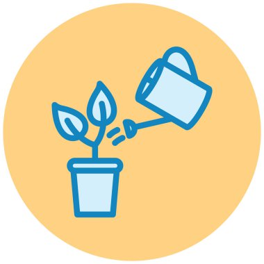 Bahçıvanlık. Web simgesi basit tasarım