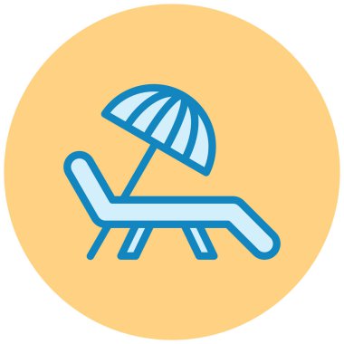 Plaj sandalyesi. Basit tasarım