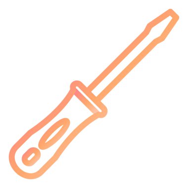 Bir tornavidanın vektör çizimi