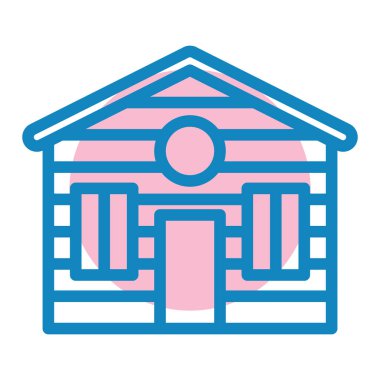 vektör ince çizgi simgesi oluşturuluyor