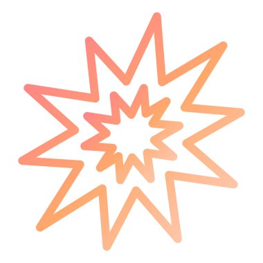 Yıldız simgesi. Web için yıldız vektör simgelerinin basit çizimi