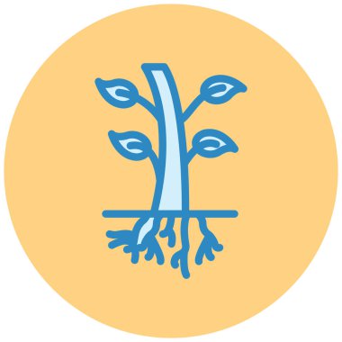 Ağaç. Web simgesi basit illüstrasyon