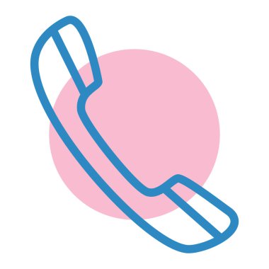 - Telefon. Web simgesi basit illüstrasyon