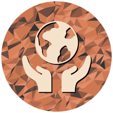 vector illustration of a planet earth saving