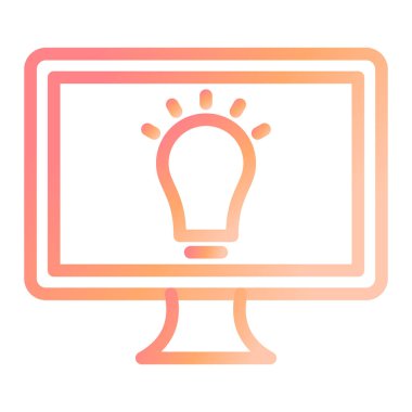 Yenilik. Web simgesi basit illüstrasyon 