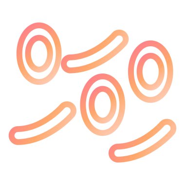 Hücreler simgesi, vektör illüstrasyonu basit tasarım