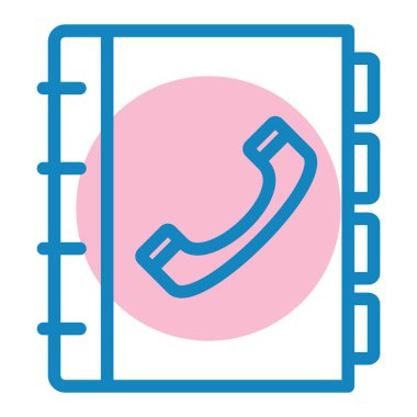 - Telefon. Web simgesi basit illüstrasyon