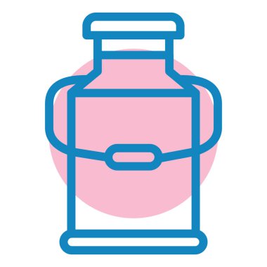 Şişe. Web simgesi basit illüstrasyon