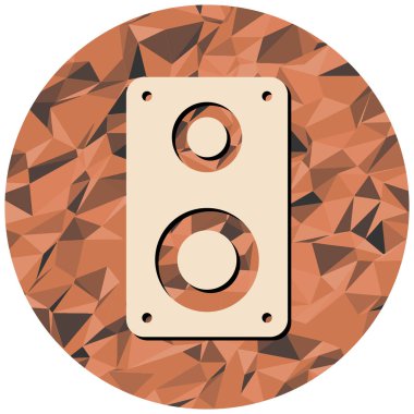 müzik simgesi, vektör illüstrasyonu