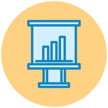 İş sunumu. Basit resimleme