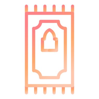 Halı. Web simgesi basit illüstrasyon 