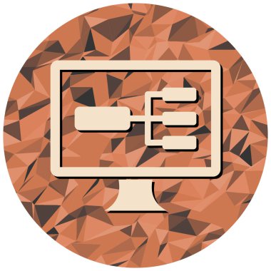 seo modern simgesinin vektör illüstrasyonu