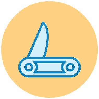 Bıçak. Web simgesi basit illüstrasyon