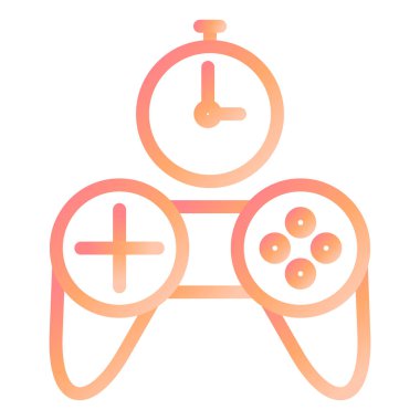 Gecikme. Web simgesi basit illüstrasyon 