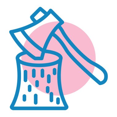 Yiyecek ve içecek ikonunun vektör illüstrasyonu