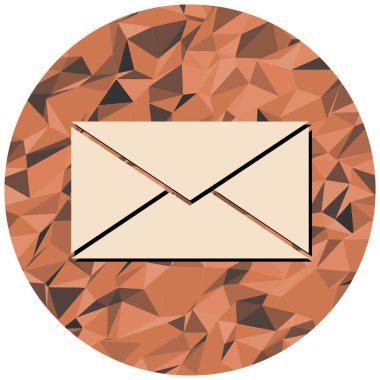 posta simgesi, vektör illüstrasyonu