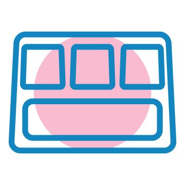 Modern simgenin vektör illüstrasyonu