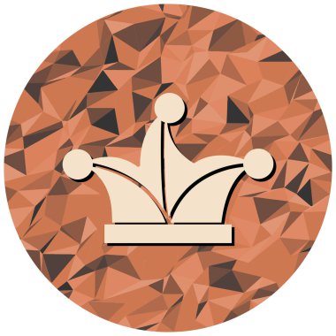 Bir tacın vektör illüstrasyonu